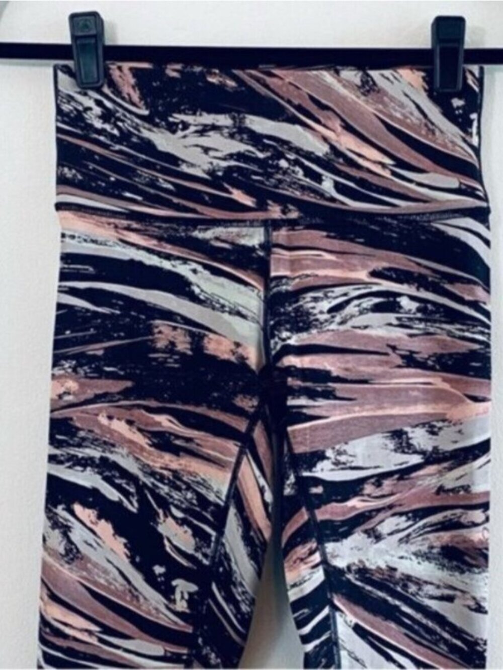lululemon Leggings Womens 6 SPLS Pink Brown Wunder Under Luxtreme Colour Splash